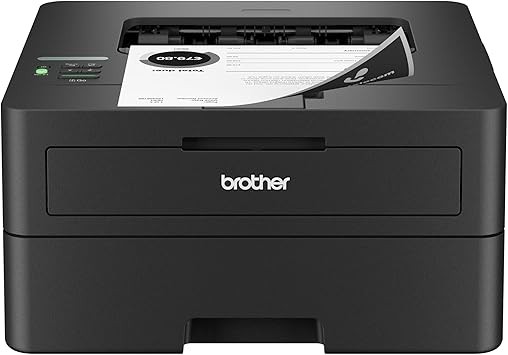 Brother HL-L2460DW Wireless Compact Monochrome Laser Printer with Duplex, Mobile Printing, Black & White Output | Includes Refresh Subscription Trial(1), Amazon Dash Replenishment Ready