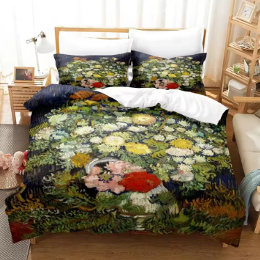 Van Gogh Oil Painting Bedding Set Queen King Size Bedroom Decor Quilt Cover And Pillowcase Home Textile