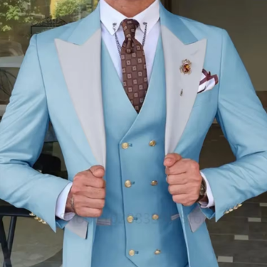Burgundy Men Suit Business Formal Slim 3 Piece Fit Wedding Casual Bridesman Classic Style Wedding Banquet Jacket Vest With Pants