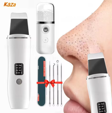 Ultrasonic Skin Scrubber Facial Deep Cleansing Blackhead Remove Ultrasonic Cleansing Cavitation Peeling Shovel Skin Scrubber
