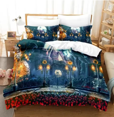 3D Printing Game BlazBlue Bedding Set Single Twin Full Queen King Size Bed Set Adult Kid Bedroom Duvetcover Sets Home Textiles