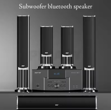 8 Inch High Power TV Living Room KTV Bluetooth 4.0 Speaker Stereo Sound Subwoofer Speaker 5.1 4Ω Home Theater System Audio Set