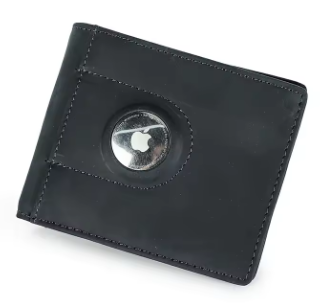 CONTACT'S Genuine Leather Men Slim Wallet RFID Casual Money Clip Male Wallets Airtag Holder Credit Card Small Purse Coin Pocket