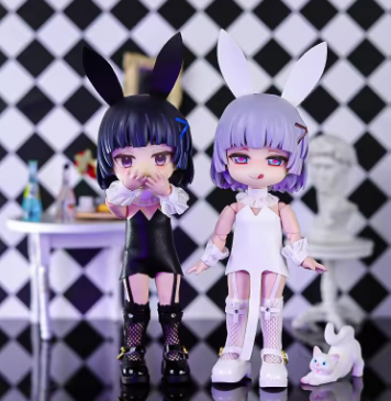OB11 Clothes Suit Obitsu11 Bunny Girl Clothes , Accessories Toys Suitable for GSC Dod Body, 1/12 BJD Dolls