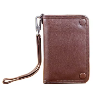 Fashion Genuine Leather Men Wallet Clutch Purse Male Bifold Money Clips with Hasp large capacity Card Wallet Short W/ Zip Pocket