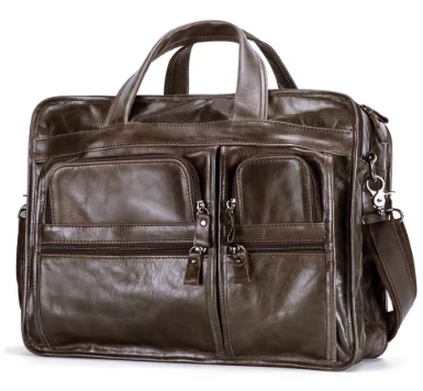 Men Business Travel Men Messenger Bags Genuine Leather Men's Handbags Male Large A4 Office Leather Shoulder Bag Laptop Bags