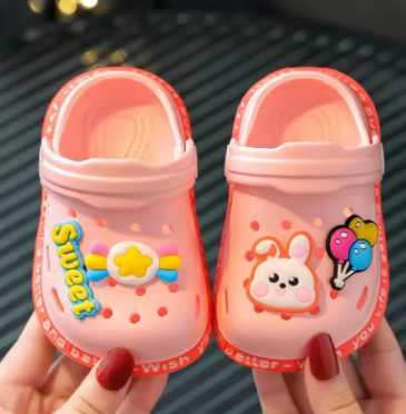 Summer Children Garden Clogs Shoes Boys&Girls Beach Sandal Kids Lightweight Breathable Cute Cartoon Slip Baby Slippers