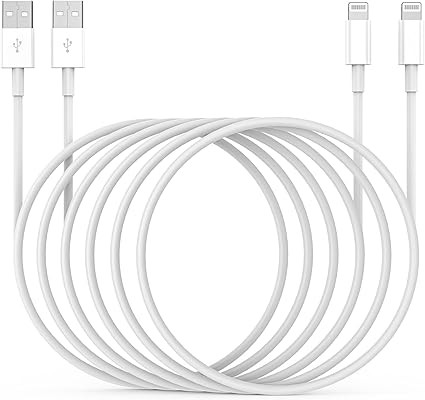 2PACK for iPhone Charger 3FT,Lightning Charging Cable，for Apple Certified Cord for iPhone 14/13/12/11 Pro/X/Xs Max/XR/8 Plus/7/6s/SE/5c/5s,for iPad Air/Mini USB Charge 3Foot